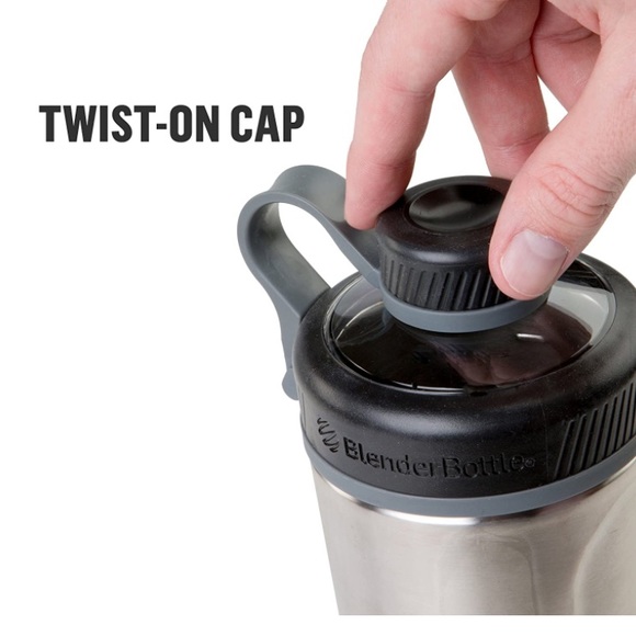 Blender Bottle Radian Stainless Steel Bottle with Wire Whisk, 26 Oz, Matte Black - Picture 5 of 15